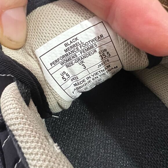 Merrell Alpine Fit Sole Sneakers Black Cream Women’s - Picture 4 of 12